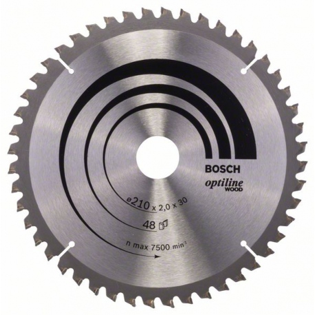 2608640430 Lame de scie circulaire Optiline Wood Accessoire Bosch pro outils