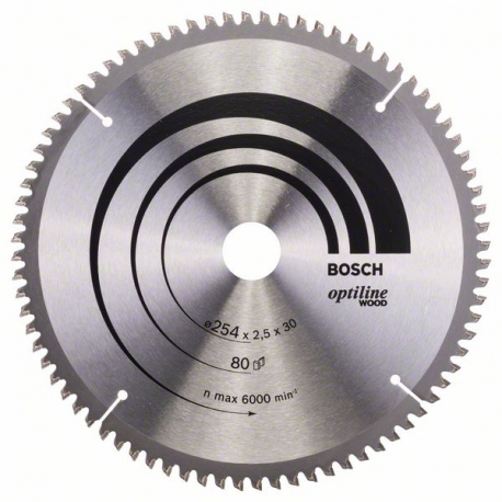 2608640437 Lame de scie circulaire Optiline Wood Accessoire Bosch pro outils