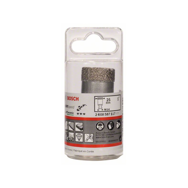 2608587117 Scies-trépans diamantées à sec Dry Speed Best for Ceramic Accessoire Bosch pro outils
