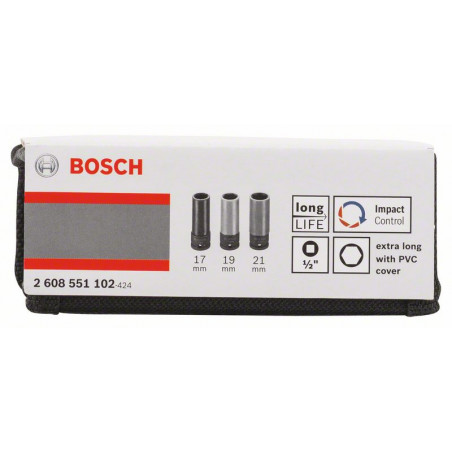 2608551102 Douilles adaptables, set de 3 pièces Accessoire Bosch pro outils