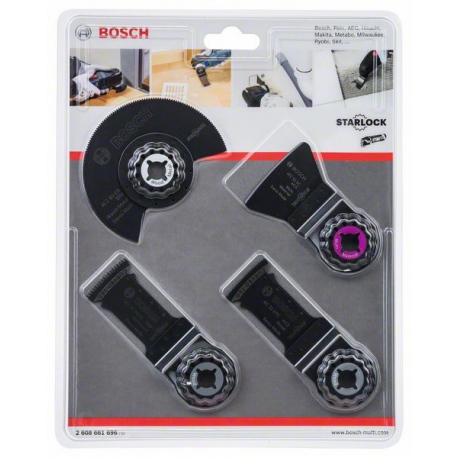 2608661696 Set PMF « Le menuisier » de 4 pièces Accessoire Bosch pro outils