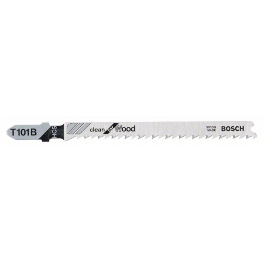 3 Lames Scie Sauteuse Bosch T101AOF - Pour Bois Dur, Coupes Courbes, Professionnel