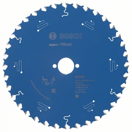 2608644064 Lame de scie circulaire Expert for Wood Accessoire Bosch pro outils