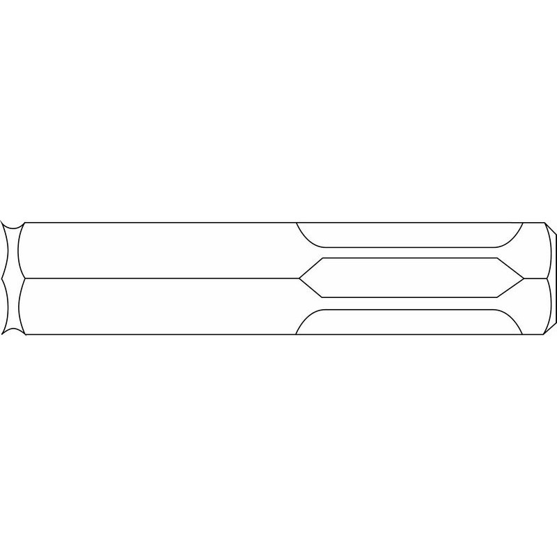 2608690188 Burin pointu à queue six pans 22 mm Accessoire Bosch pro outils