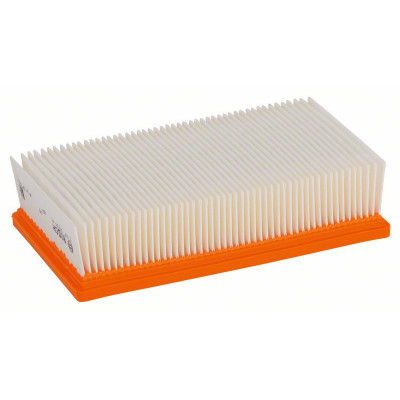 2607432034 Filtre plissé plat en polyester (PES) Accessoire Bosch pro outils