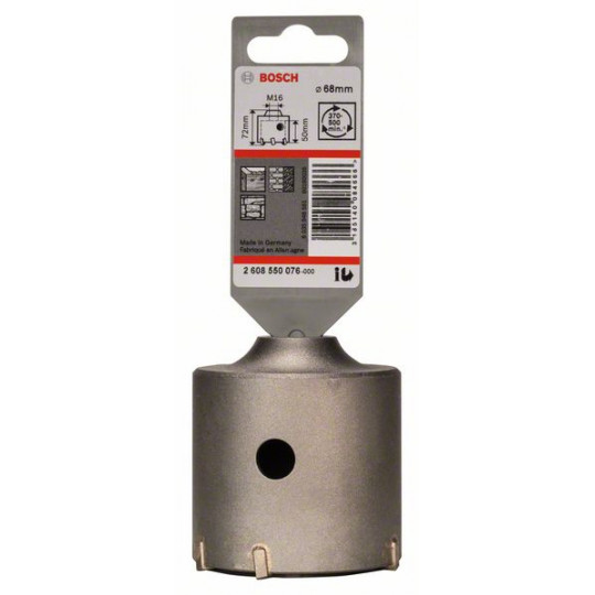 Couronne De Forage SDS Plus 160 Mm - Avec Foret De Centrage 8x110 Mm Et Adaptateur M22, Pour Béton, Pierre, Marbre