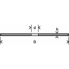 2608603172 Disque à tronçonner à moyeu plat Standard for Inox Accessoire Bosch pro outils