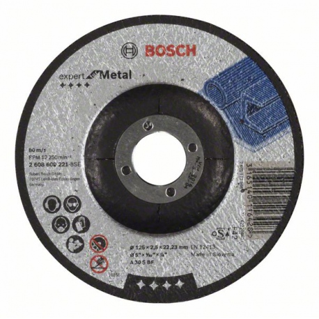 25 disques à tronçonner métal à moyeu déporté - D. 230 x Al. 22,23