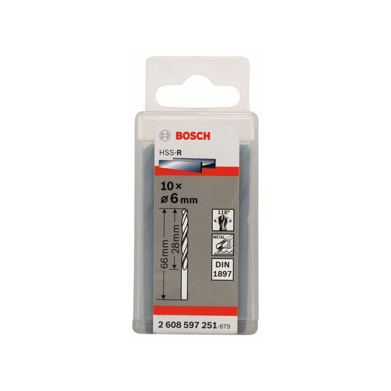 2608597251 Forets à carrosserie laminés HSS-R, DIN 1897 Accessoire Bosch pro outils