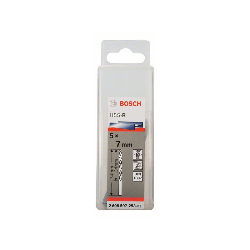 2608597253 Forets à carrosserie laminés HSS-R, DIN 1897 Accessoire Bosch pro outils