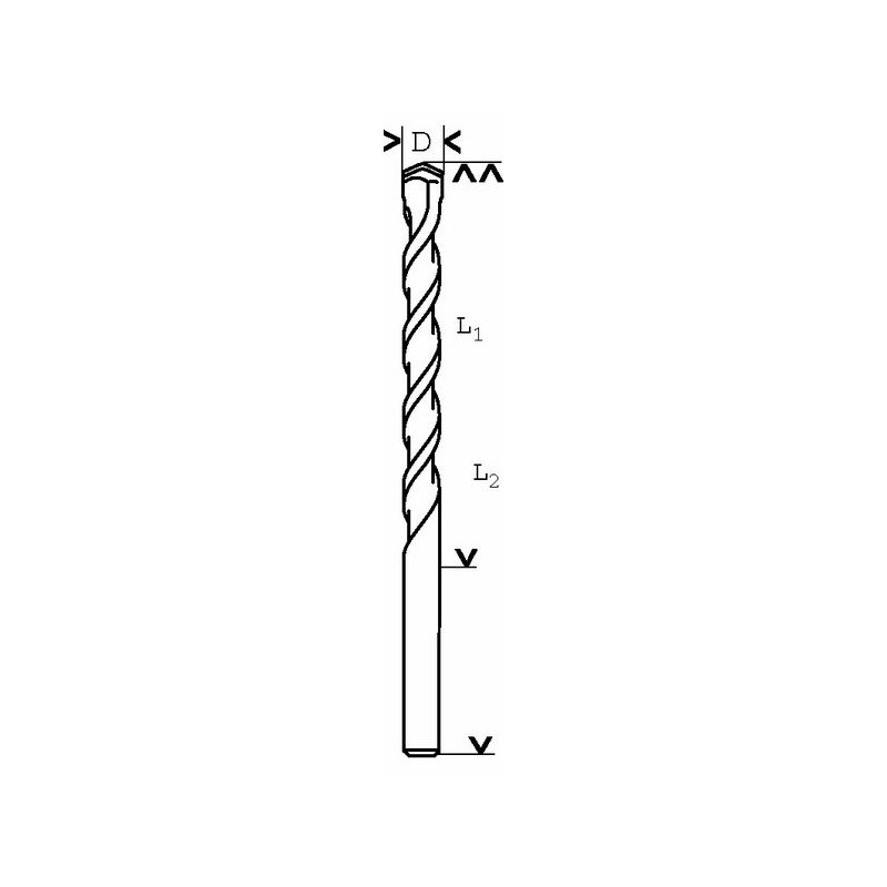 2608597686 Forets à béton CYL-3 Accessoire Bosch pro outils