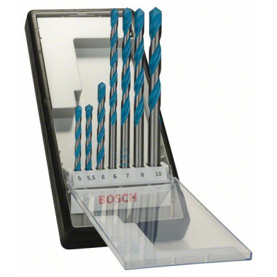 2607010546 Forets polyvalents Robust Line CYL-9 Multi Construction, set de 7 pièces Accessoire Bosch pro outils