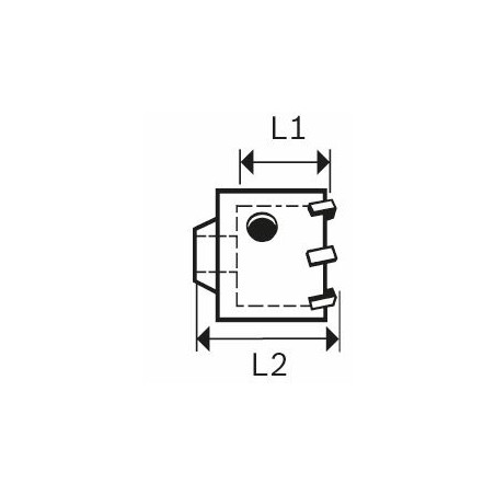 2608550074 Couronne-trépan SDS-plus-9 pour adaptateur six pans Accessoire Bosch pro outils