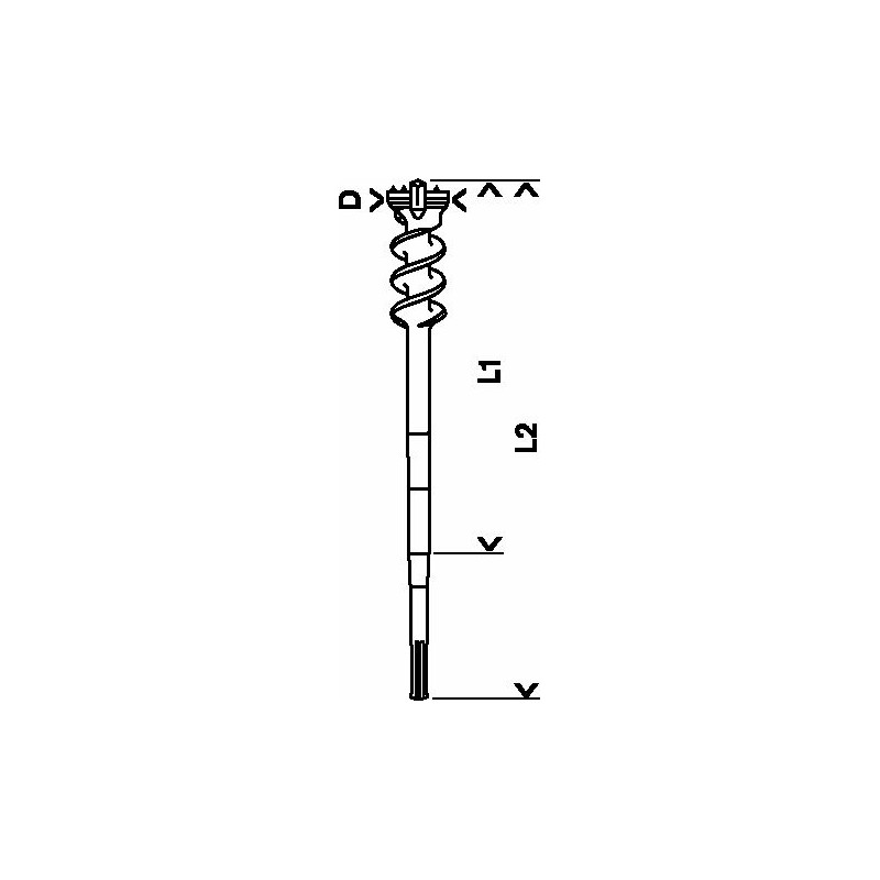 1618596459 Forets hélicoïdaux à multi-taillants SDS-max-9 Break Through Accessoire Bosch pro outils