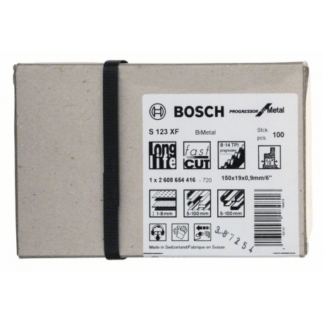 2608654416 Lame de scie sabre S 123 XF Accessoire Bosch pro outils