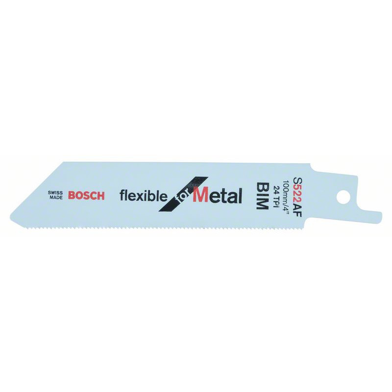 Bosch Lames De Scie Sabre S 1120 CF Heavy For Metal 5 Pièces - Découpe Métal Épais