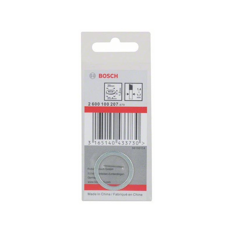 2600100207 Bague de réduction pour lames de scie circulaire Accessoire Bosch pro outils