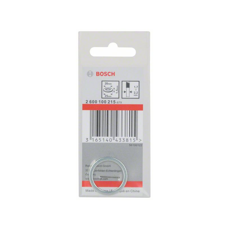 2600100215 Bague de réduction pour lames de scie circulaire Accessoire Bosch pro outils