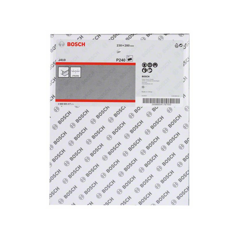 2608605417 Feuille abrasive/disque abrasif J410 Accessoire Bosch pro outils