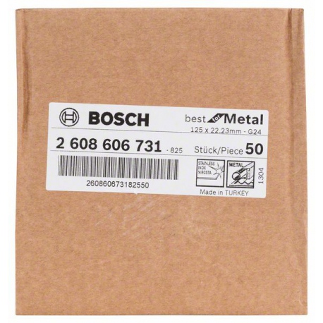 2608606731 Disque abrasif sur fibres R574, Best for Metal Accessoire Bosch pro outils