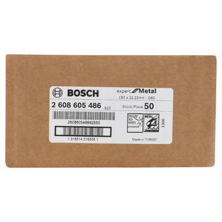 2608605486 Disque abrasif sur fibres R444, Expert for Metal Accessoire Bosch pro outils