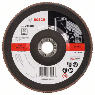2608606739 Plateau à lamelles X571, Best for Metal Accessoire Bosch pro outils