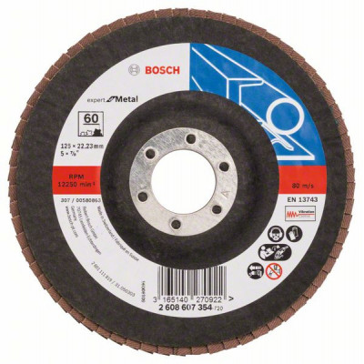 2608607354 Plateau à lamelles X551, Expert for Metal Accessoire Bosch pro outils