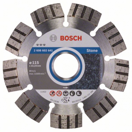 2608602641 Disque à tronçonner diamanté Best for Stone Accessoire Bosch pro outils