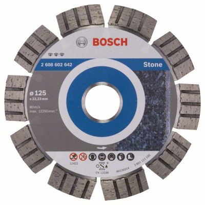2608602642 Disque à tronçonner diamanté Best for Stone Accessoire Bosch pro outils