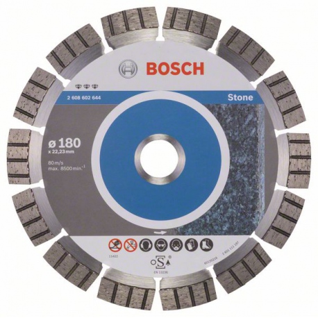2608602644 Disque à tronçonner diamanté Best for Stone Accessoire Bosch pro outils
