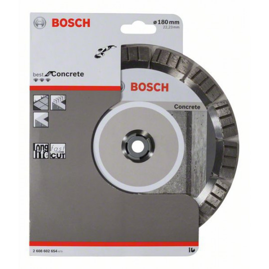 Bosch Disque à Tronçonner Rapido Multi Construction 180 Mm – 1,6 Mm – Pour Meuleuse – Coupe Béton, Métal, Pierre