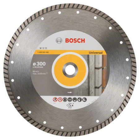 2608602696 Disque à tronçonner diamanté Standard for Universal Turbo Accessoire Bosch pro outils