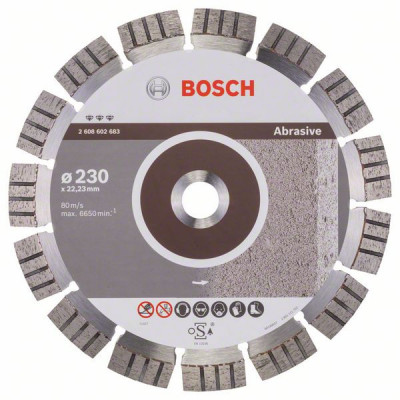 2608602683 Disque à tronçonner diamanté Best for Abrasive Accessoire Bosch pro outils