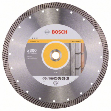 2608602677 Disque à tronçonner diamanté Best for Universal Turbo Accessoire Bosch pro outils