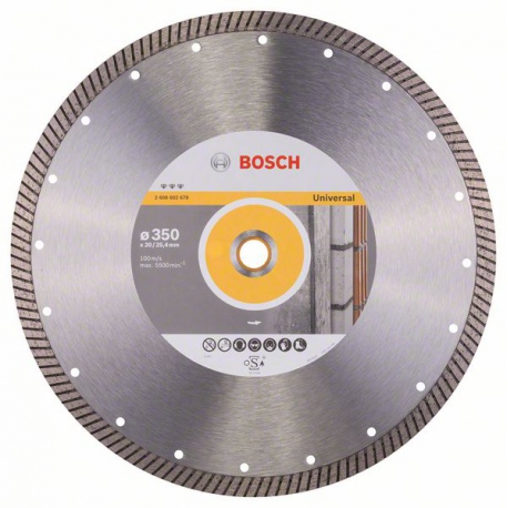 2608602678 Disque à tronçonner diamanté Best for Universal Turbo Accessoire Bosch pro outils