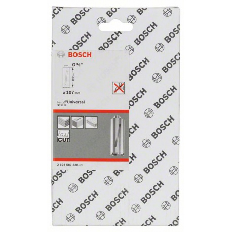 2608587328 Couronne de forage à sec diamantée G 1/2" Accessoire Bosch pro outils