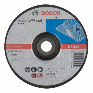 2608603161 Disque à tronçonner à moyeu déporté Standard for Metal Accessoire Bosch pro outils
