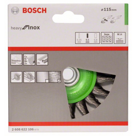 2608622106 Brosse circulaire, en inox Accessoire Bosch pro outils