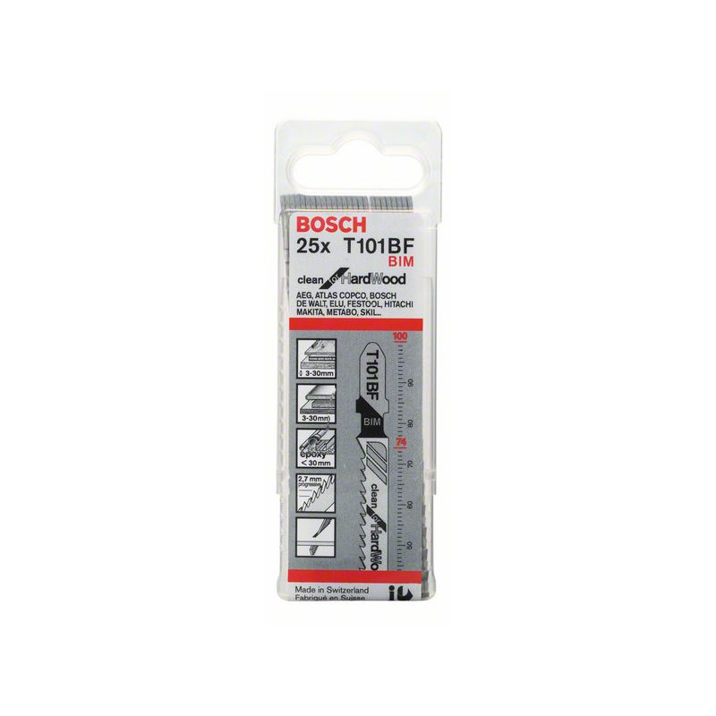 2608634988 Lame de scie sauteuse T 101 BF Accessoire Bosch pro outils