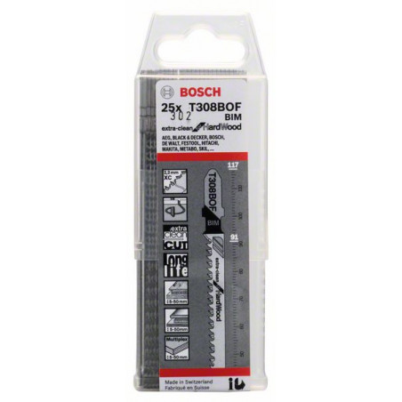 2608636641 Lame de scie sauteuse T 308 BOF Accessoire Bosch pro outils