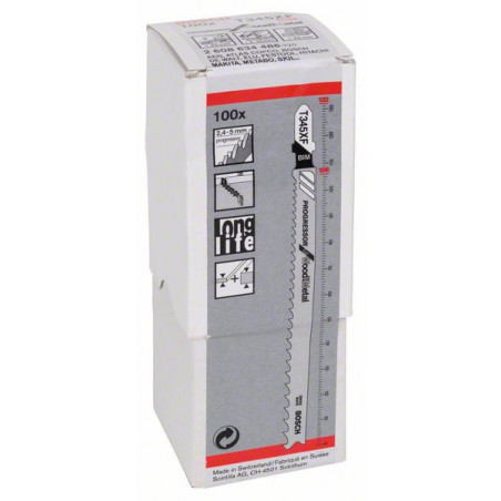 2608634486 Lame de scie sauteuse T 345 XF Accessoire Bosch pro outils