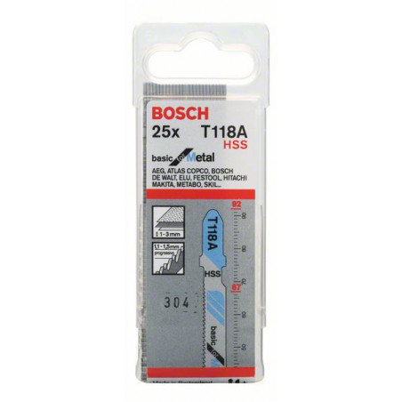 2608638470 Lame de scie sauteuse T 118 A Accessoire Bosch pro outils