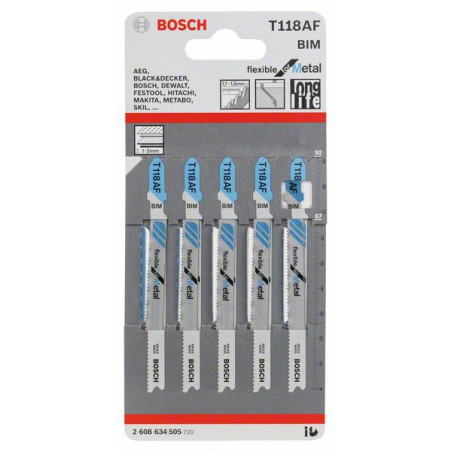 2608634505 Lame de scie sauteuse T 118 AF Accessoire Bosch pro outils