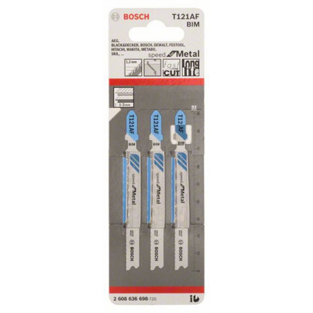 2608636698 Lame de scie sauteuse T 121 AF Accessoire Bosch pro outils