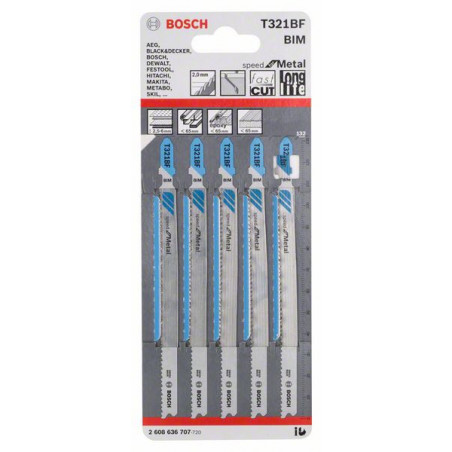 2608636707 Lame de scie sauteuse T 321 BF Accessoire Bosch pro outils
