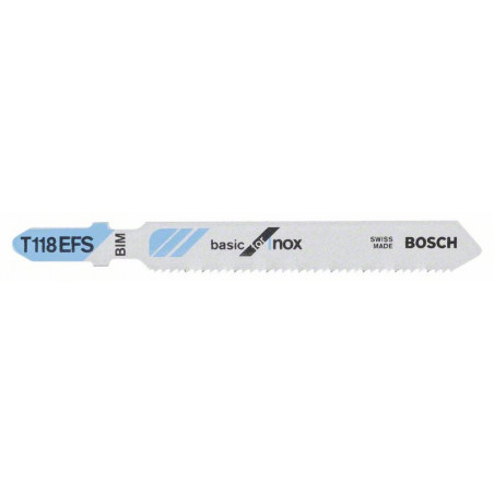 2608636497 Lame de scie sauteuse T 118 EFS Accessoire Bosch pro outils