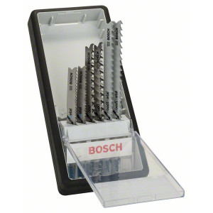 2607010532 Lames de scie sauteuse Robust Line Progressor, emmanchement en U, jeu de 6 pièces Accessoire Bosch pro outils