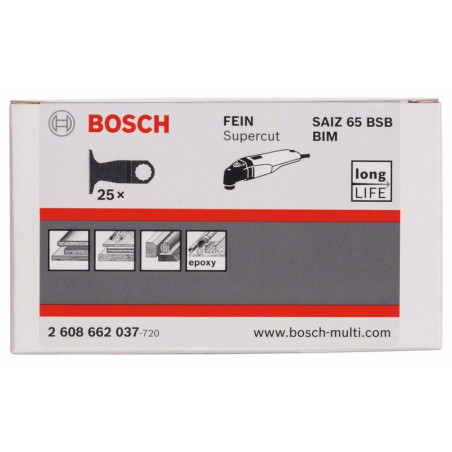 2608662037 Lame plongeante BIM SAIZ 65 BSB Hard Wood Accessoire Bosch pro outils