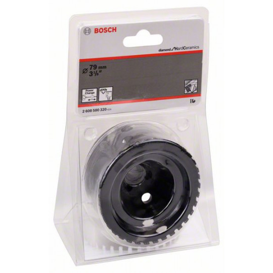 Scie Trépan Diamant Bosch - Pour Carrelages Très Durs | Ø64mm | Perceuses Filaires/Sans Fil