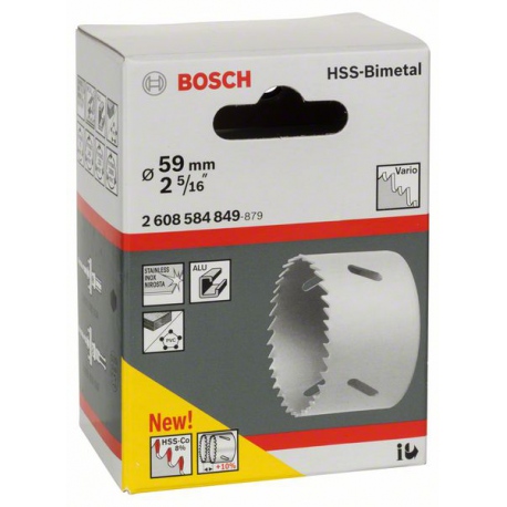 2608584849 Scie-trépan HSS bimétal pour adaptateur standard Accessoire Bosch pro outils